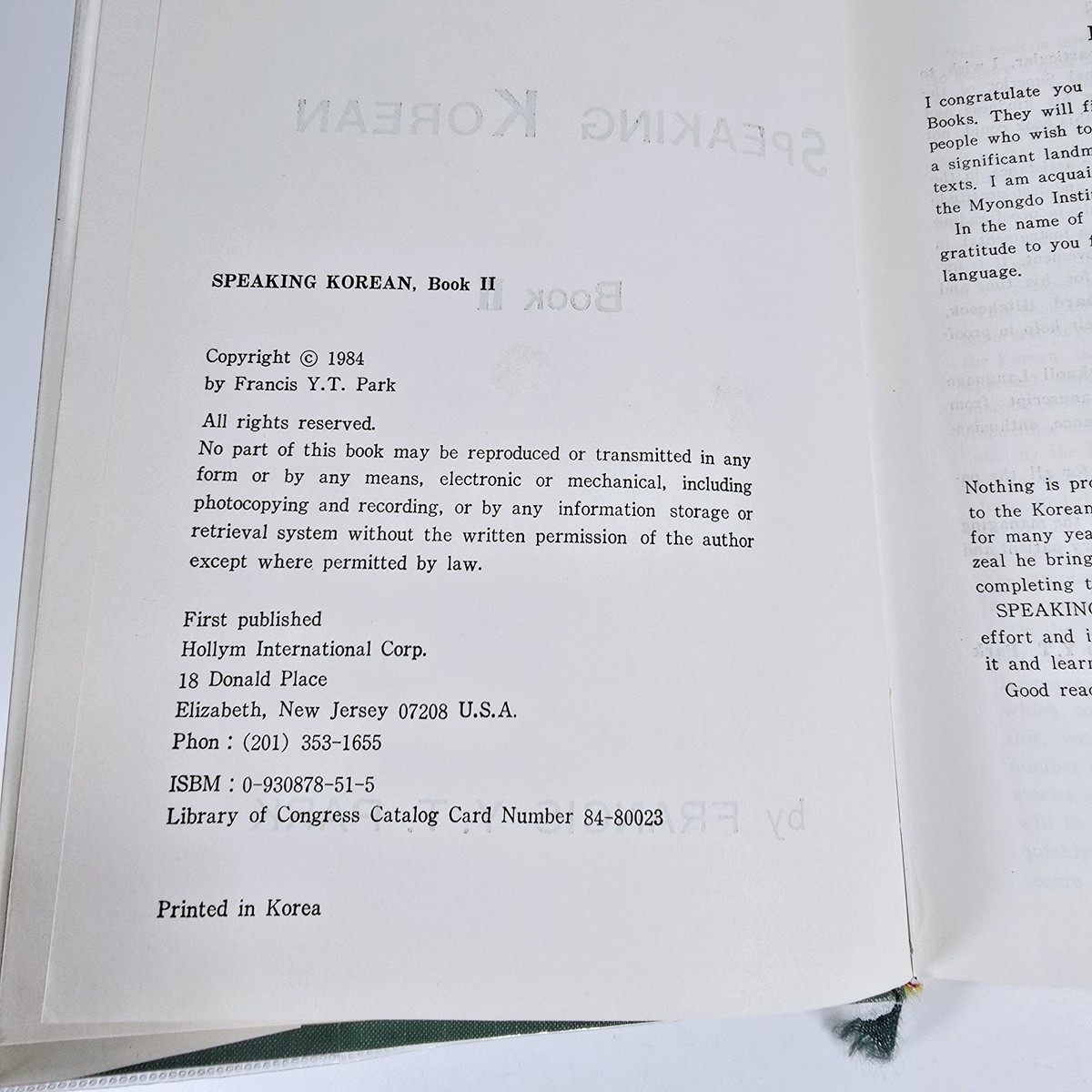 語学・辞書・学習参考書 Francis Y. T. Park: Speaking Korean Speaking Korean book by Francis Y.T. Park