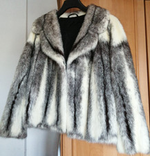 KOHINOOR  Black Cross bildschöne Nerzjacke echt Pelz Jacke Mantel 42 L  Mink