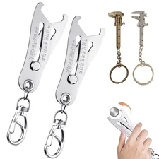 Acouza 2PCS Portable Precise Thread Checker Keychain,Nut and Bolt Size Finder...