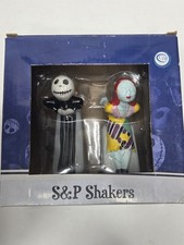 Disney Nightmare Before Christmas Jack And Sally Salt and Pepper Shakers