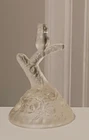 Vintage Fenton Satinized Glass Owl On Branch Ring Holder Minor Imperfections