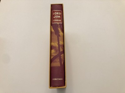 Lord Jim by Joseph Conrad Heritage Press 1977 HC Slipcase Sandglass