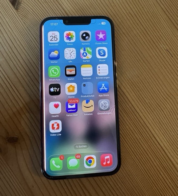 Apple iPhone 13 Pro 128 GB Silber iOS Modellnr. MLVD3ZD/A