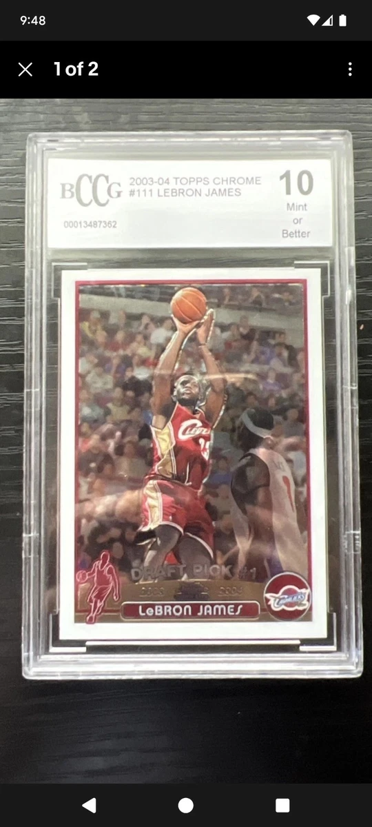 Topps LeBron James Beckett Collectors Club Grading (BCCG