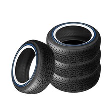 4 X Vogue Custom Built Radial Whiteblue 21570r15xl 103h Tires