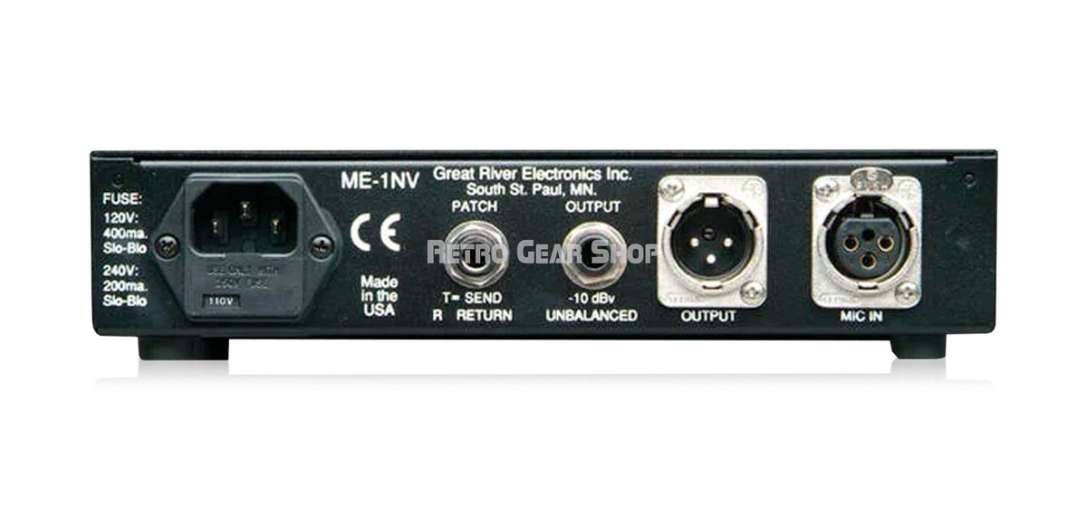 GREAT ME-1NV NEVE系マイクプリアンプ Great River ME-1NV One-Channel Mic Preamp | eBay