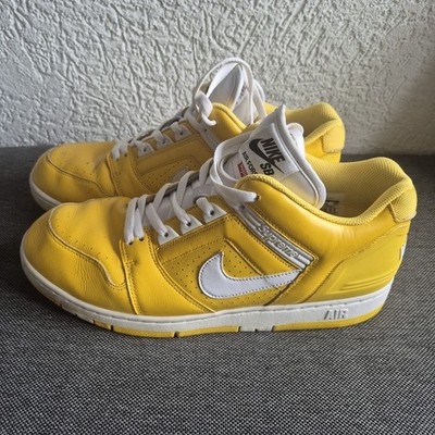 Nike SB Air Force 2 x Supreme Gelb EU46 US12