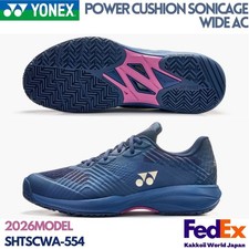 YONEX Scarpe da Tennis POWER Cushion sonicage wide ac Dark Navy SHTSCWA 554 2026