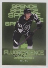 2022-23 Upper Deck Series 2 Fluorescence Green 10/15 Jordan Spence #F-9 0f1e