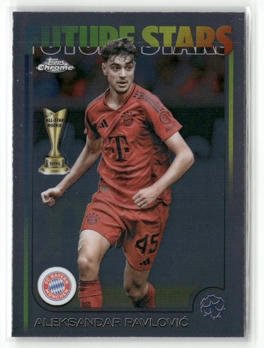 2024-25 Topps Chrome UEFA Club Competitions #61 Aleksandar Pavlovic
