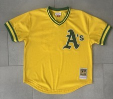 Mitchell & Ness MLB Oakland Athletics BP Jersey - 1984 Rickey Henderson - 44 (L)