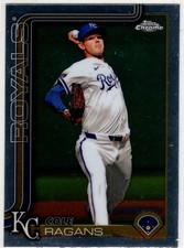 2025 Topps Chrome Baseball Cole Ragans No. 151 Kansas City Royals
