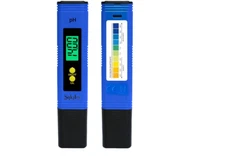 Digital pH Meter for Water Hydroponics 0.01 Accuracy Blue
