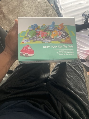 ALASOU Baby Truck Car Toys with Playmat Storage Bag for Toddlers  NEW IN BOX - Picture 2 of 3