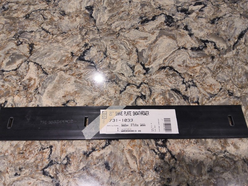 #731-1033 21" Shave Plate MTD Snowblower