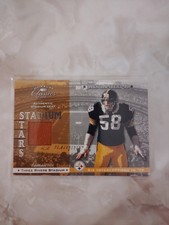 Steelers Jack Lambert 2001 Donruss Classics Stadium Stars Three Rivers Seat HOF