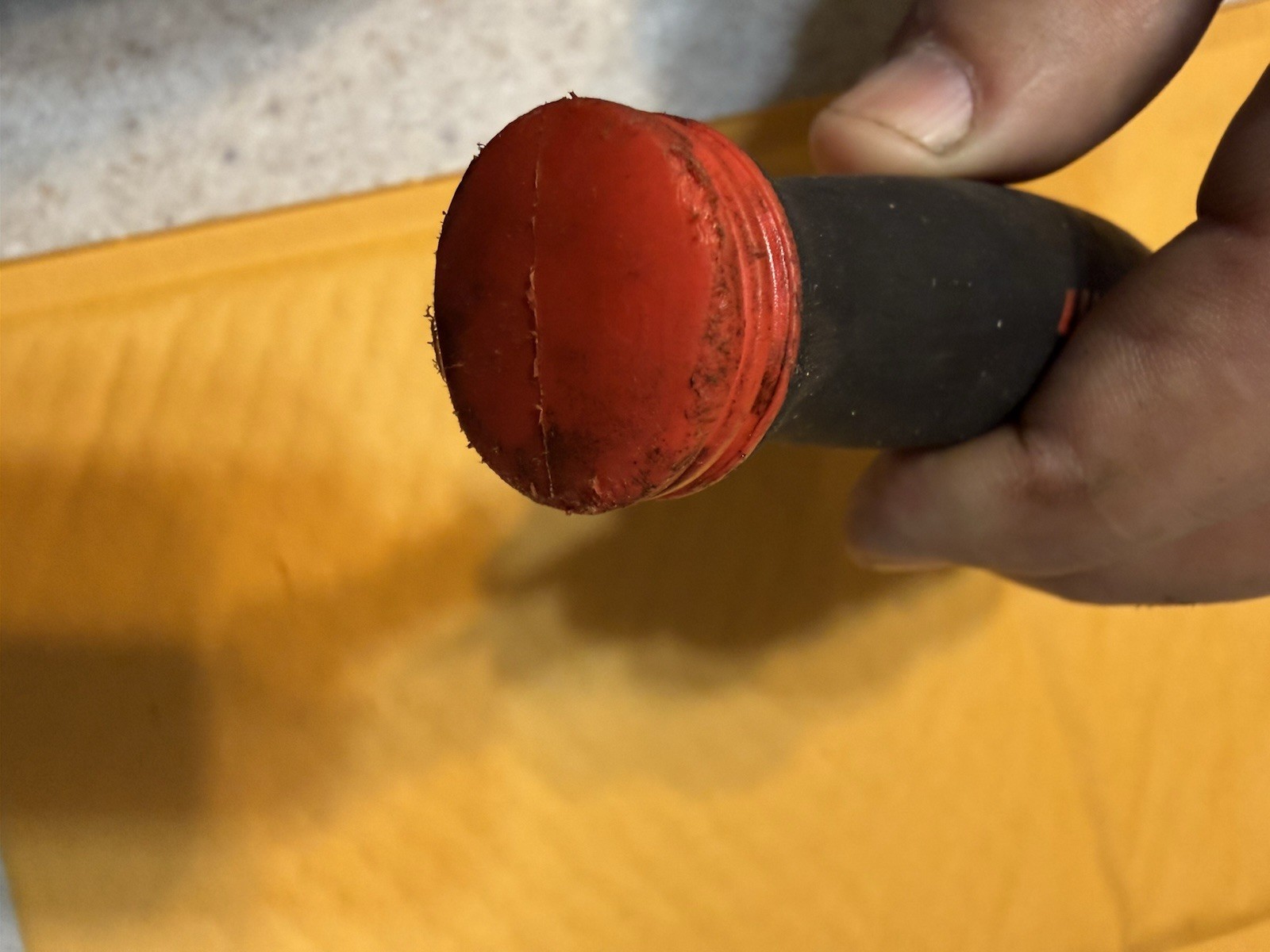 SNAP ON 3/8 Drive 9" Ratchet #FH80 red/black Cushion Grip Handle