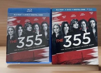 The 355 (Blu-ray, DVD, Digital, 2022) 2-Disc Combo Edition Slipcover Like New!!!
