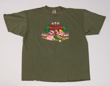 True Vintage Hog Single Stitch Pig Humor Shirt Sz XL K-Pig Radio Funny Hawaii