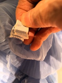 Vtg Vanity Fair Pleated Chiffon Babydoll Negligee Size S Periwinkle BLUE SHEER