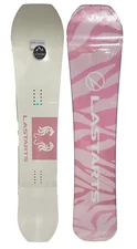LASTARTS "PINK/WHITE" ALL-MOUNTAIN SNOWBOARD - 147CM/57.5" LONG