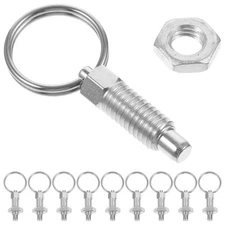10 Pcs Plunger Pin with Pull Ring Greenhouse Window Fastener Knob Plungers