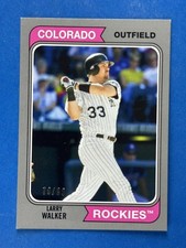 2020 Topps Archives Silver #130 Larry Walker Colorado Rockies #/99