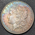 1887 Morgan Silver Dollar $1 - BEAUTIFUL TONING!