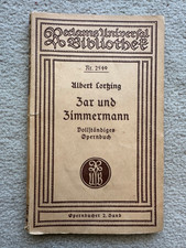 Reclam 2549 Albert Lortzing: