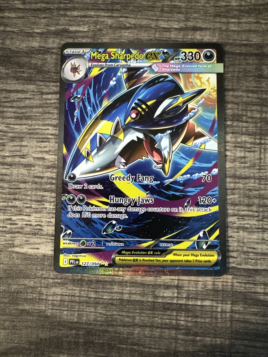 Mega Sharpedo EX #127 MINT | eBay