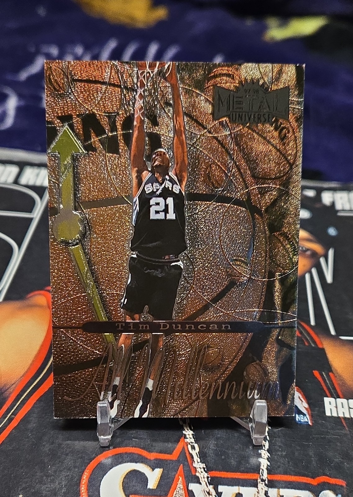 1997 Metal Universe Championship - All-Millennium Tim Duncan #20 Spurs