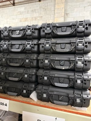 Lot of 240 Genuine Nanuk 910 Hard Protective Cases Black - Used - Cosmetic Wear