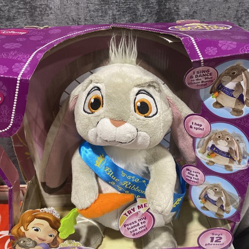 Sofia the First Dance W/Me Clover Blue Ribbon Bunny Rabbit Dancing