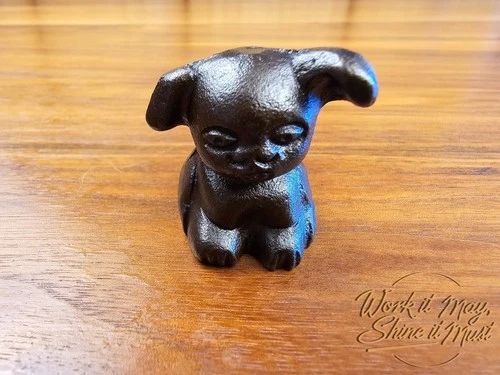 Griswold Pup Cast Iron Figurine "Vintage" Restored Replica