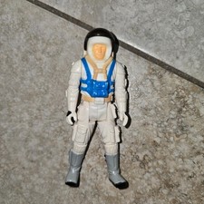 Vintage 1984 Robotix Commander X Astronaut Pilot Action Figure Milton Bradley