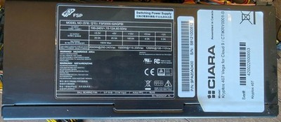 FSP2000-52AGPBI 2000W Modular Power Supply  Support 8 Graphics Card