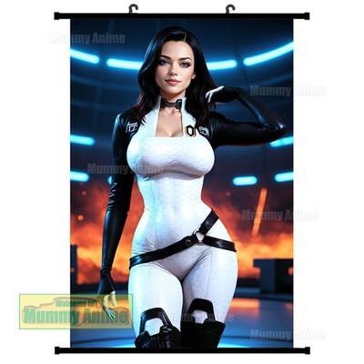Anime Game Poster Commander Bodysuit HD Wall Scroll Painting 60x90cm Gift