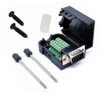 Connector DB9 RS232 D-SUB Male Adapter to Screw 9