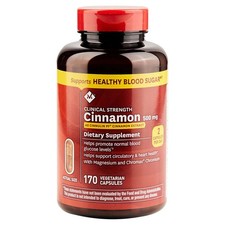 Member's Mark Clinical Strength Cinnamon Dietary Supplement, 500mg 170 Count 