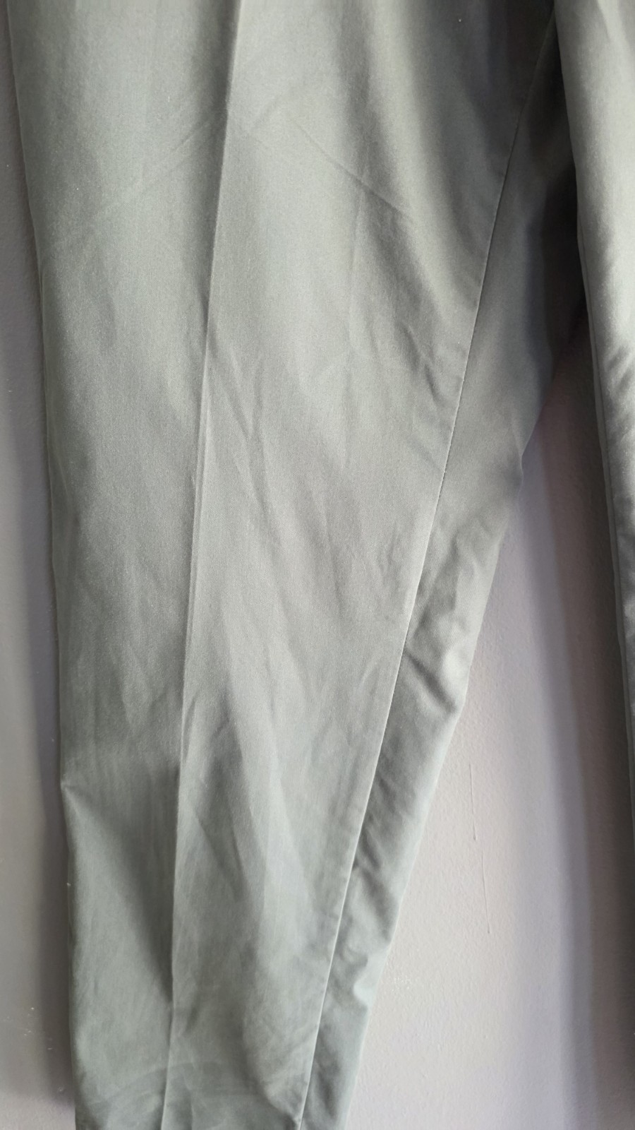 M&S Heritage Green Regular Fit Chino Trousers 36W Men Cotton Blend Smart Casual image 5