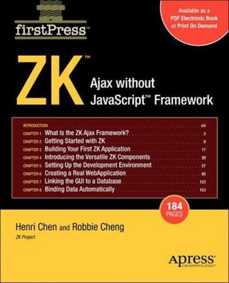 Chen - ZK   Ajax without the Javascript Framework - New paperback or s - X555z