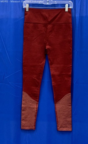 Fabletics Women's Brick Red High Waisted Seamless Static Leggings - Size 8