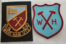 West Ham  Retro Patches x Two  (Reduced Postage Cost UK)