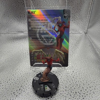 DC Heroclix Bleez #L036 Legacy Figur mit Karte Lantern Legacy