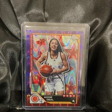 2024 Topps Chrome McDonald's All American Boogie Fland #29 Purple Lava Refracto…