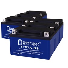 Mighty Max YTX7A-BS LIFEPO4 12V 6AH Lithium Iron Phosphate Battery - Pack of 6