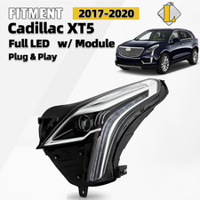 [FULL LED/DRL/Signal] 2017-2020 Cadillac XT5 Projector Headlight Driver LH