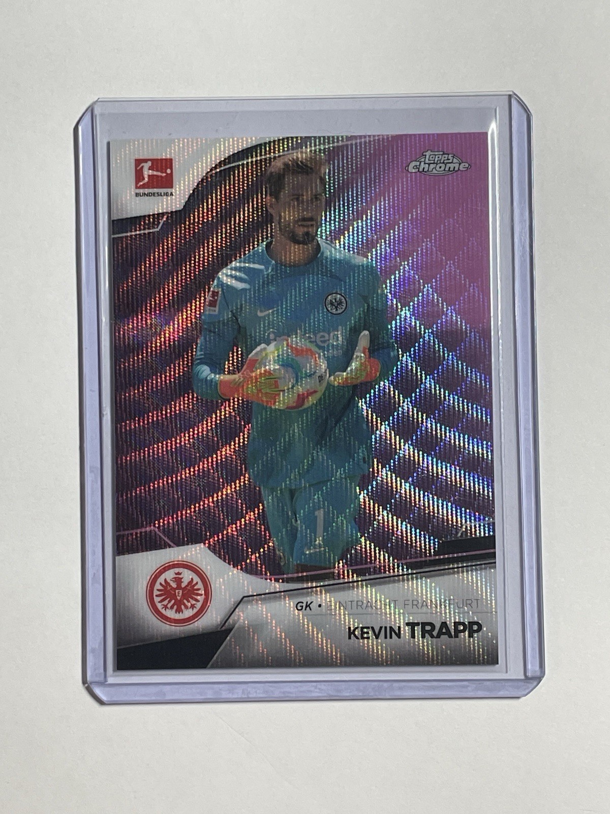 2022-23 Topps Chrome Bundesliga - Kevin Trapp #32 Purple Wave /75