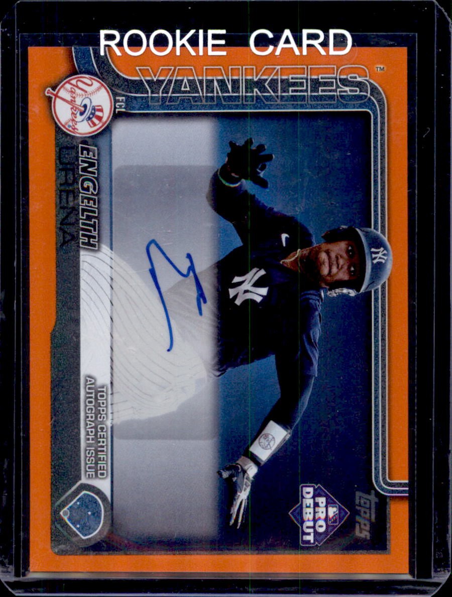 2025 Topps Pro Debut #PD-20 Engelth Urena Base Autographs Orange #/25