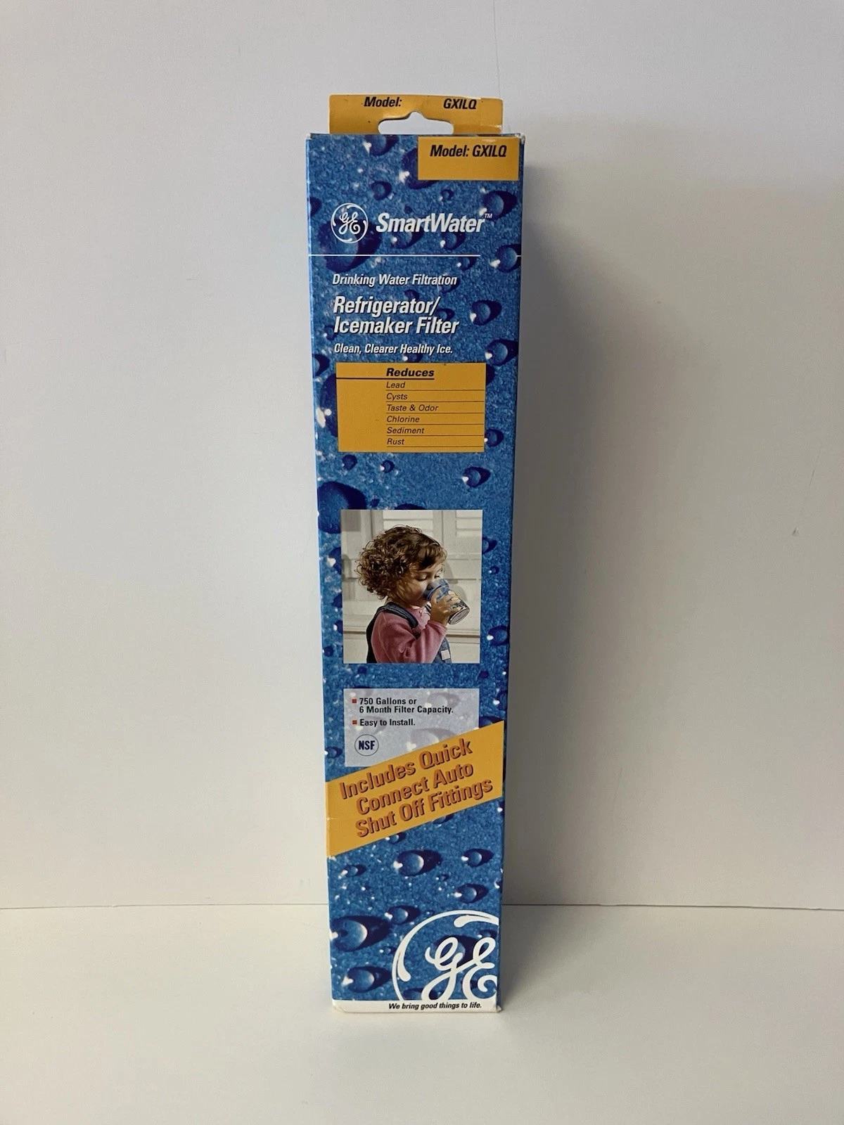 GE SmartWater Refrigerator & Icemaker Filter Model GXILQ